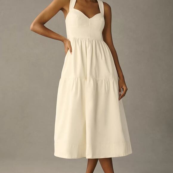 NEW Forever That Girl Denim Sweetheart Dress M - Picture 2 of 4